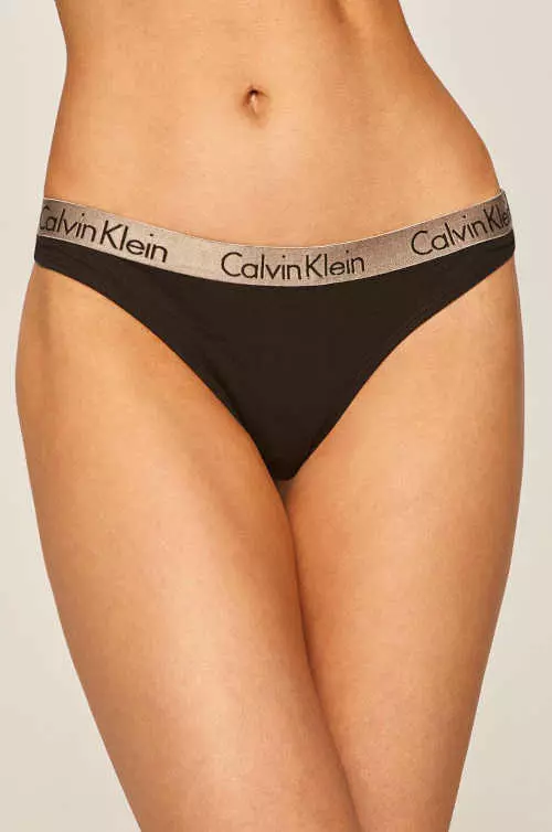 Модерни дамски стрингове Calvin Klein, изработени от удобен материал